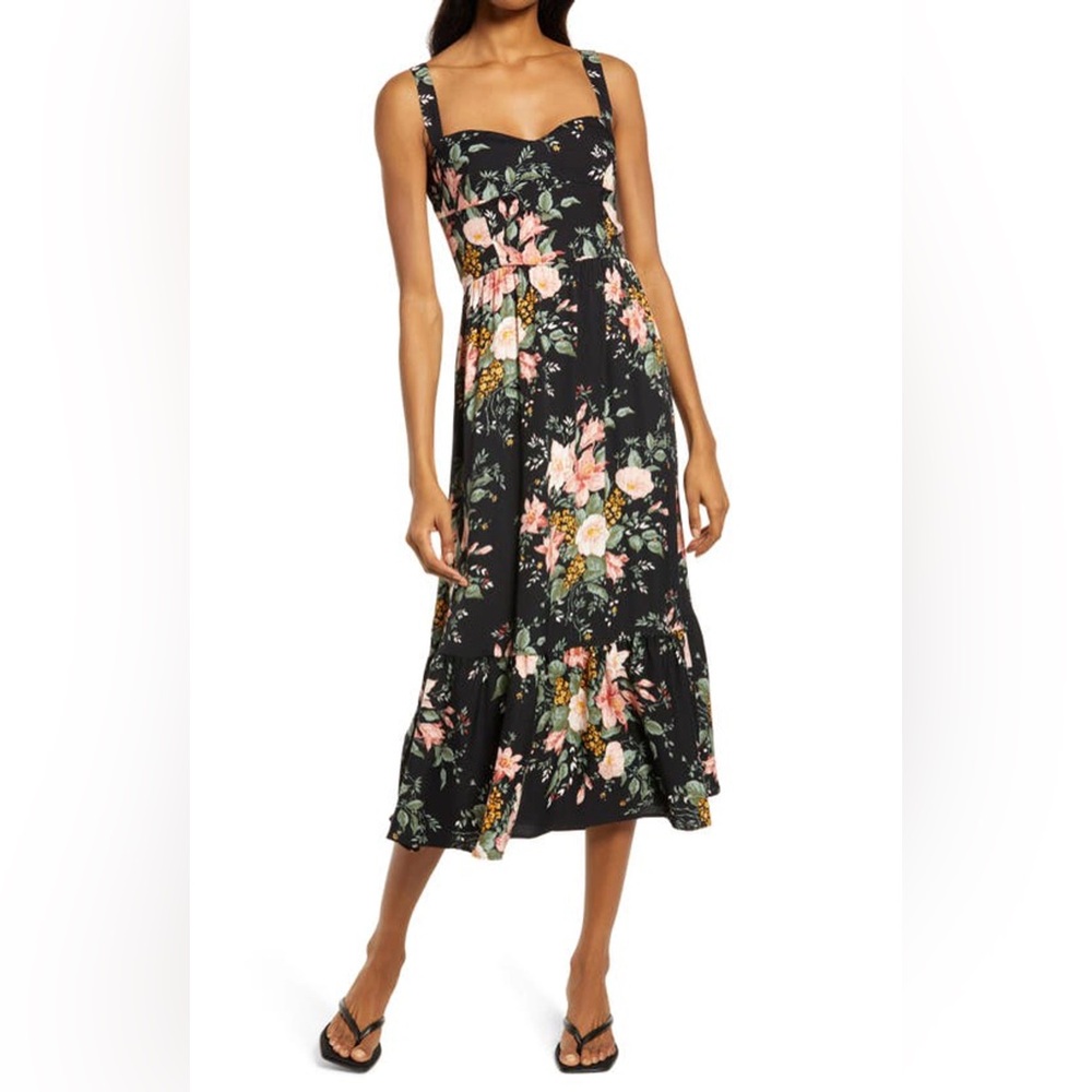 Reformation Celestial Dress in Hayden, EUC, sold out everywhere, size 0